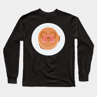 Bacon Pancakes Adventure Time Long Sleeve T-Shirt